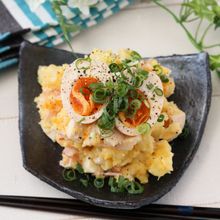 まるで居酒屋!?煮卵を使った『酒に合う!究極ポテトサラダ』