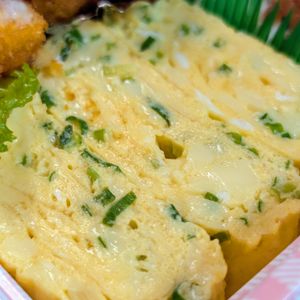 まゆのの作ってみた!投稿(うまっ‼️形はともあれふわっふわ♡玉子豆腐入り卵焼き)