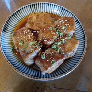 907307の作ってみた!投稿(少ない肉でボリューム満点！♪厚揚げの豚肉巻き)
