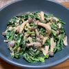 楽ラク手抜キッチン🐶🐾の作ってみた!投稿(ヘルシー和食の副菜♪しめじとほうれん草のゴマぽんマヨ和え💖)
