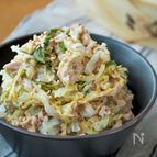 せいろで簡単蒸し副菜【白菜とツナの無限サラダ】