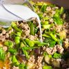 ニラたっぷりスタミナ麻婆茄子丼の工程4