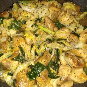 lalilulelonの作ってみた!投稿(ワンパン10分!【鶏肉とキャベツのスタミナ炒め】)