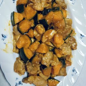 feykigusuの作ってみた!投稿(ご飯泥棒♩照り胡麻かぼちゃチキン)
