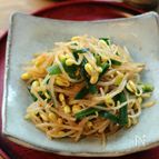 豆もやしとニラのピリ辛ナムル