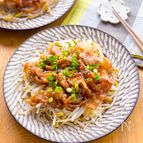 【豚バラともやしのガーリック醤油】メンズウケ抜群！