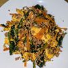 joe sanの作ってみた!投稿(にんじんとほうれん草とひき肉の甘辛ふんわり卵炒め)