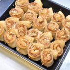 一口サイズで♪くるくるちくわの醤油焼き