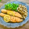 のりのり🐾🎀🤍の作ってみた!投稿(【鮭のマスタードバター焼き】ご飯にもお酒にも合う!)