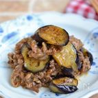 なすと牛肉の甘辛炒め【作りおき】 