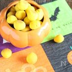 ハロウインにぴったりなおやつ☆かぼちゃボーロ