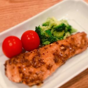 ミルクの作ってみた!投稿(【秋鮭のマスタードマヨ照り焼き】)