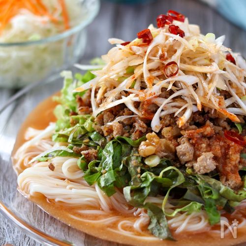 夏に食べたい!冷やし麻辣担々そうめん