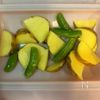 チーズ香る♡春野菜のコンソメ粒マスタード炒めの工程1