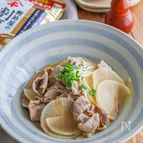ひらひら大根と豚こま肉のさっと煮