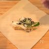 【厚揚げとねぎ塩昆布の旨だし春巻き】包むまで5分！の工程1