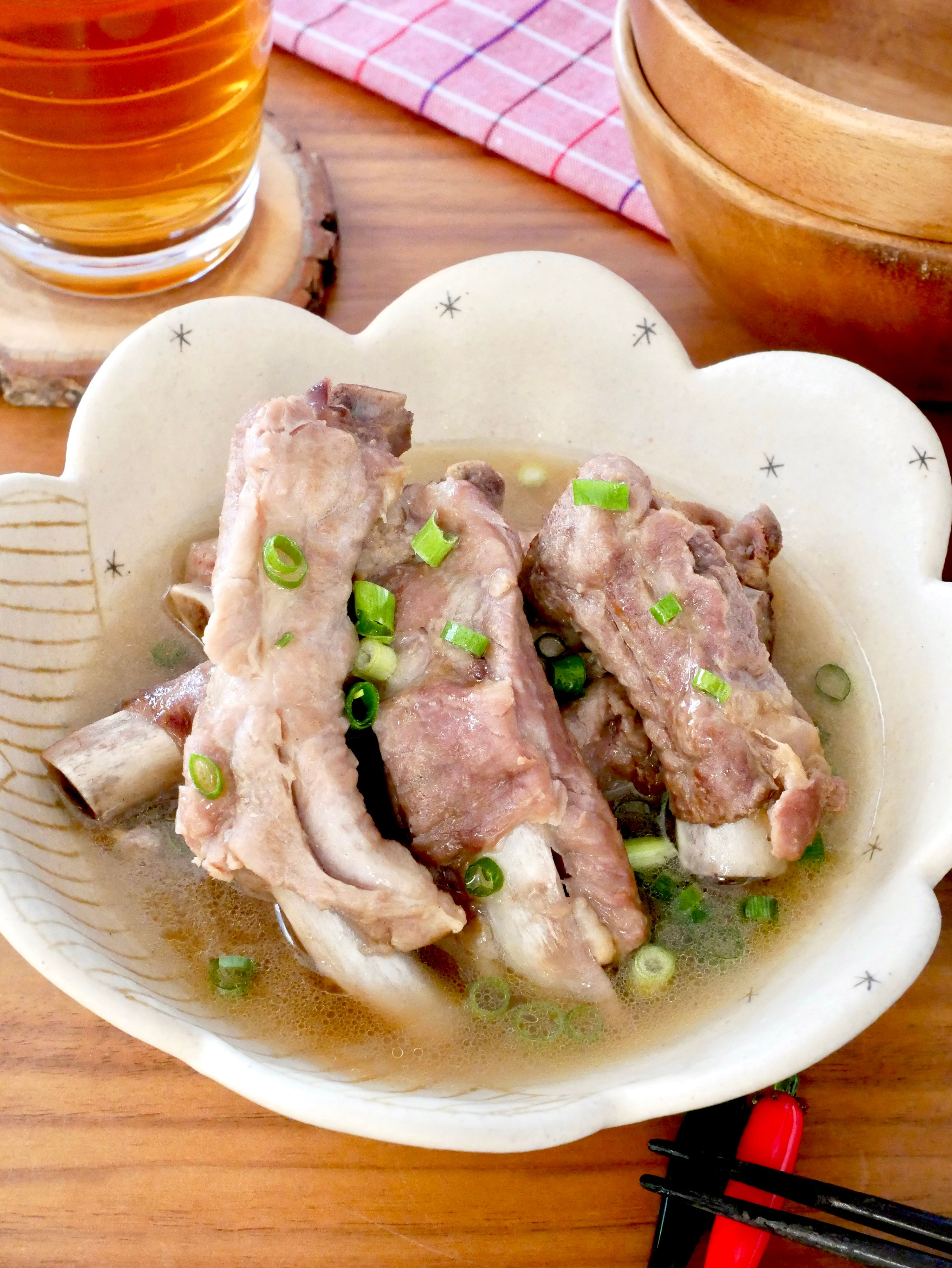 スペアリブの塩煮込み】圧力鍋で柔らか♪あっさり塩味☆ | レシピ