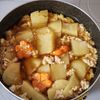 旨みがスゴい!じゃがいもとひき肉のうまだし煮の工程3
