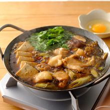 名古屋コーチンのすき焼き（ひきずり）