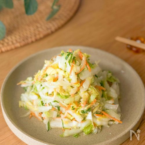 大葉みそでやみつき！【白菜サラダ】