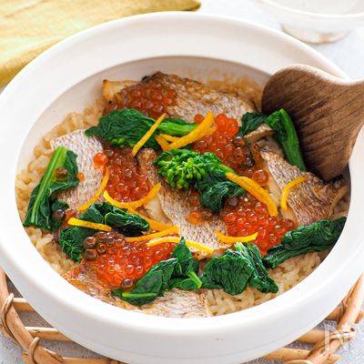 【鯛と春野菜の炊き込みご飯】この味をおうちで食べられるとは