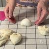 \超しっとり/　とろける生ミルククリームパンの工程4