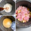 さつまいもとベーコンのバター醤油ごはん│やみつき秋ごはんの工程2