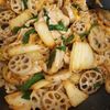 うなんの作ってみた!投稿(ご飯がすすむ＊豚キムれんこん)