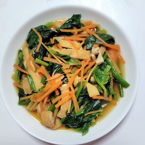 ふうかの作ってみた!投稿(ほうれん草の『松花堂弁当』風おひたし)