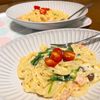 1062894の作ってみた!投稿(【レンジで簡単!カルボナーラ風うどん】ランチに食べたい♡)