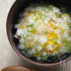 簡単なのにお上品♪菊花と塩鯖ごはんのとろとろカブあんかけ丼