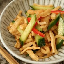 【すき焼のたれで簡単】切干大根ときゅうりの中華サラダ