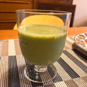 puricoの作ってみた!投稿(朝食にも♡葉酸たっぷり小松菜とバナナのヨーグルトスムージー)
