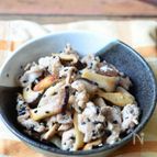 【豚肉とエリンギの梅昆布茶炒め】味付け1つ！簡単ご飯のお供