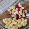 レンジで3分【米粉のさつまいも蒸しパン】の工程1