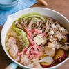 フライパンでほったらかし！鶏肉ときのこの白だしバター秋ポトフの工程3