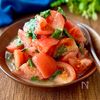 トマトと大葉のうま塩マリネ