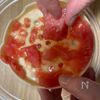 まるで本物！スイカそっくりヨーグルトパンナコッタの工程1