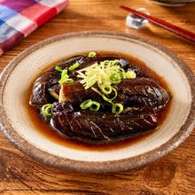 焼いてつけるだけ♪【なすのしょうがだし浸し】