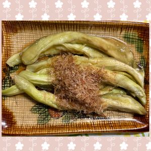 チョビの助の作ってみた!投稿(レンジで簡単！焼かない焼きなす★味付け最高！【作り置き】)