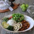 【れんこんの和風スパイスカレー】フライパン1つで簡単！