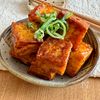 厚揚げのころころ焼きの工程6