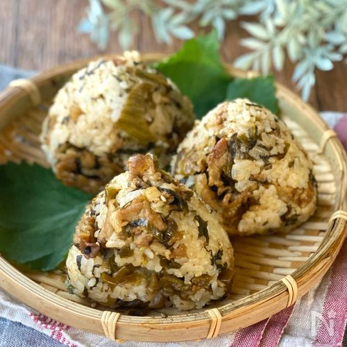 豚肉の辛子高菜炒めおにぎり レシピサイト Nadia ナディア プロの料理家のおいしいレシピ