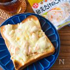 材料3つだけ！穂先たけのこサラダトースト