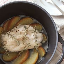 りんごとチキンのブレゼ