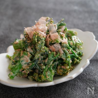 『ブロッコリーのマヨ醤油胡麻和え』3分で副菜完成♡