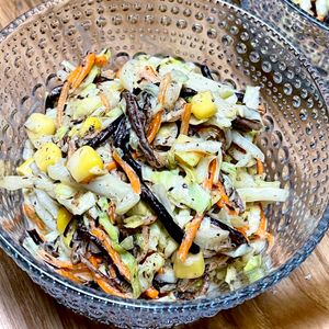 michuの作ってみた!投稿(鉄分多☆吸収も助ける♪【キャベツとひじきの和風マヨサラダ】)