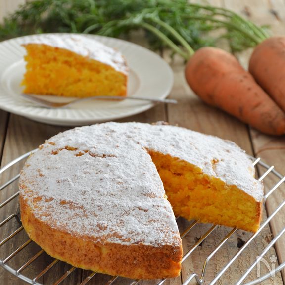 にんじんケーキ。やさしい甘みの野菜スイーツ！