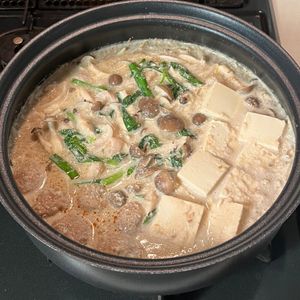 えり🥀の作ってみた!投稿(【節約お野菜を使った豆腐と豚バラの豆乳鍋】)