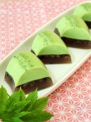 ホッとしたい時にオススメ♪抹茶小倉寒天